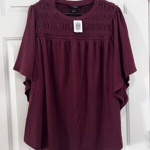 Torrid Rich Burgundy Blouse